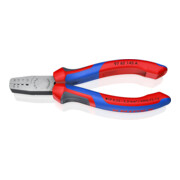 KNIPEX krimptang gepolijst met meer-component hulzen 145mm voor adereindhulzen 0,25 - 25mm²