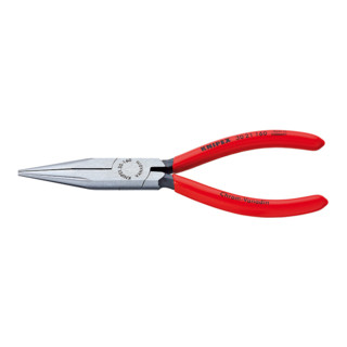 Knipex Langbeckzange schwarz atramentiert mit Kunststoff überzogen flach-runden Backen 190mm