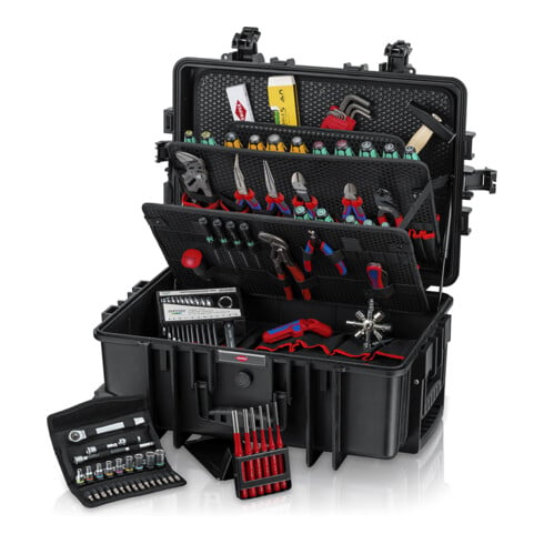 KNIPEX Mallette à outils "Robust45 Move" Mécanique 90 pièces 428 mm