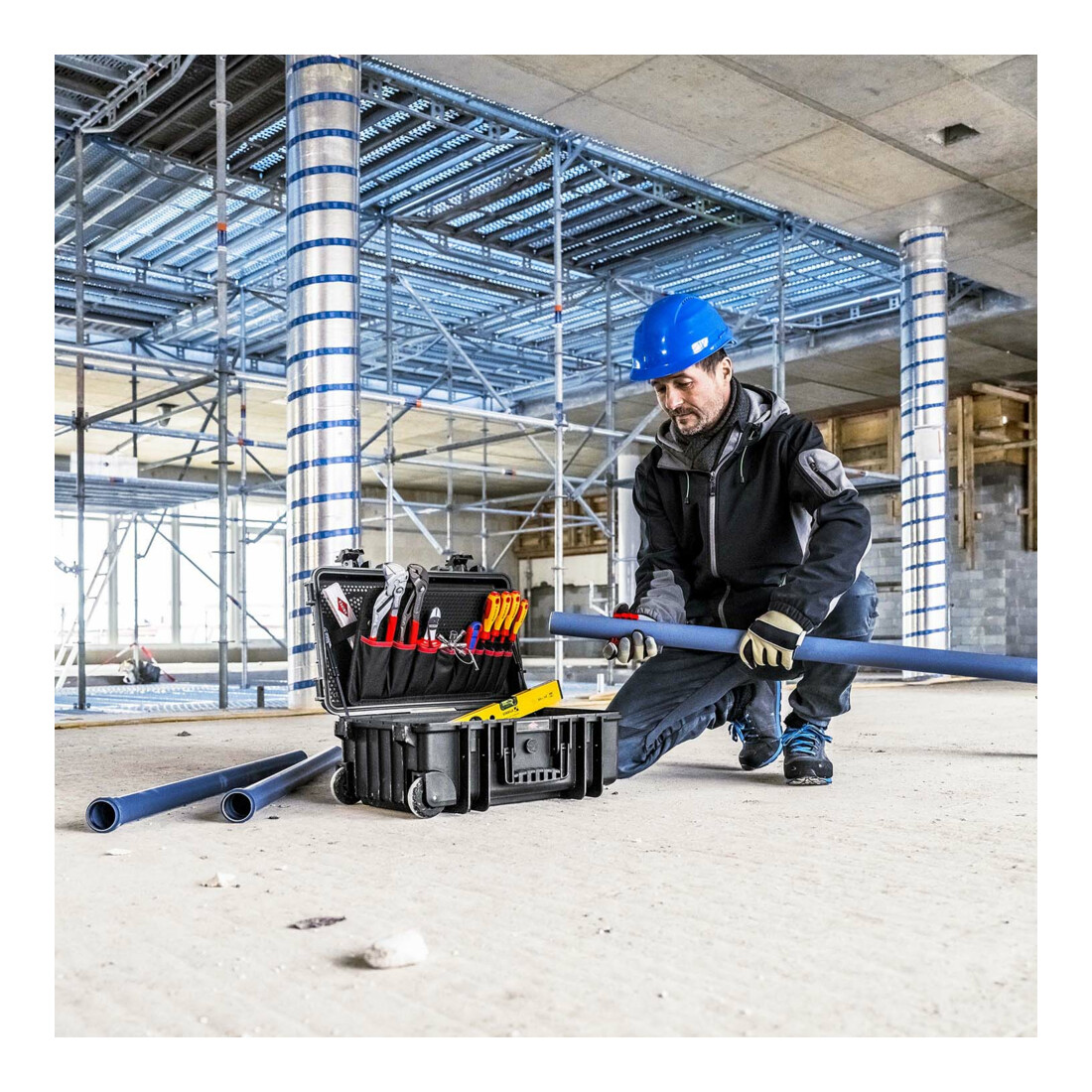 KNIPEX Mallette d’outils "Robust26 Move" Sanitaire 17 pièces 00 21 33 S