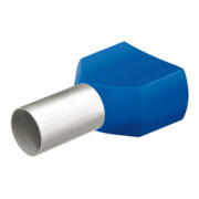 KNIPEX Manchon à sertir Twin avec collet 16mm 2x1,60mm² par 25 pcs