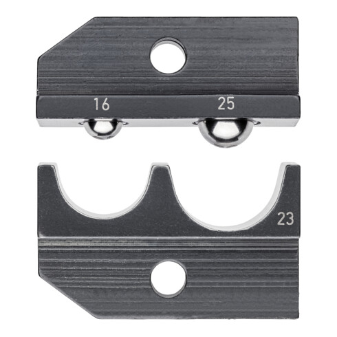 KNIPEX Matrice di crimpaggio per capicorda non isolati a compressione e connettori 16/25mm²