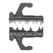 KNIPEX Matrice di crimpaggio per capicorda non isolati a compressione, tubolari e terminali a norma secondo DIN 46234 e DIN 46235