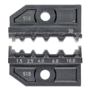 KNIPEX Matrice di crimpaggio per connettori di testa non isolati secondo DIN 46267