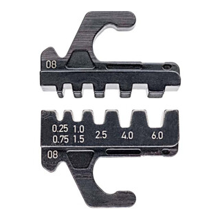 KNIPEX Matrice di crimpaggio per terminali a bussola isolati e non isolati 97 39 08