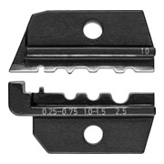 KNIPEX Matrice di crimpaggio per terminali non isolati tubolari e a compressione e connettori testa 0,75/1,5/2,5mm²