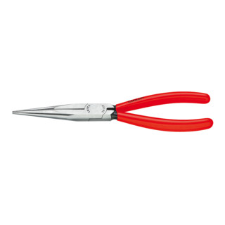 Knipex Mechanikerzange schwarz atramentiert mit Kunststoff überzogen und flach-runden Backen 200mm