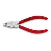 KNIPEX Mini-combinatietang 03 03 110, kunststof gecoat, verchroomd, 110 mm-1