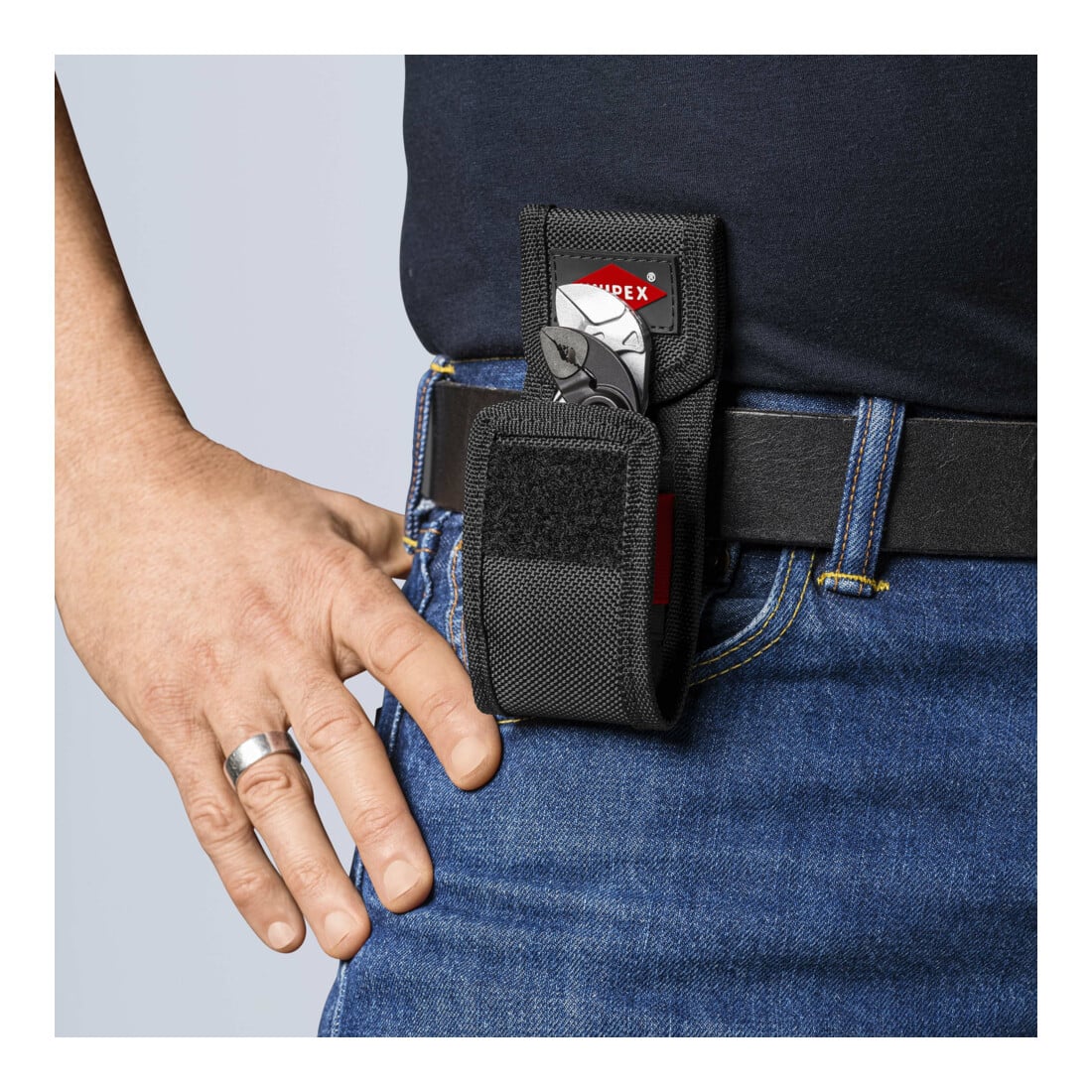 KNIPEX Mini-ensemble de pinces XS 2 pièces 110 mm en étui ceinture 00 20 72 V04