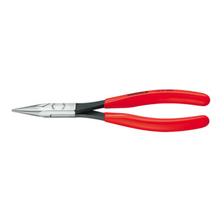 Knipex Montierzange schwarz atramentiert mit Kunststoff überzogen und flach-runden Backen 200mm