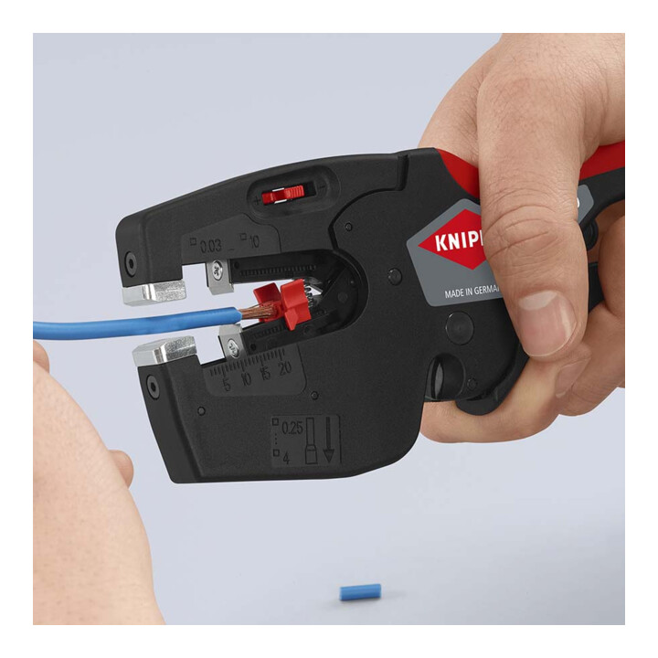 KNIPEX NexStrip® Elektriciens-multitool met antislip kunststof handvat 190 mm 12 72 190 SB