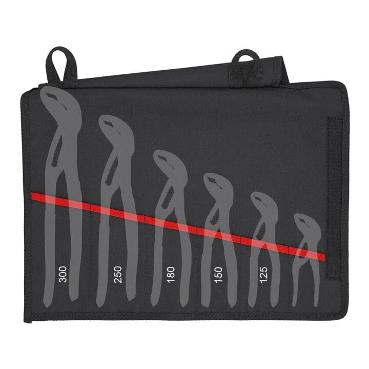 KNIPEX oprolbare zak voor Cobra® leeg 5 vakken