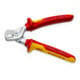 Knipex Petit coupe-câbles avec gaine bimatière Isolation VDE, Longueur totale: 160 mm