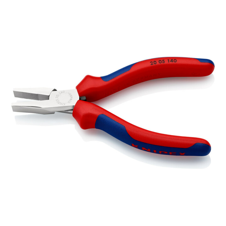 KNIPEX Pince à becs plats chromée avec gaine 140 mm