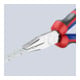 KNIPEX Pince à becs plats chromée avec gaine 160 mm