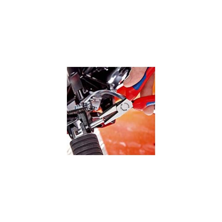 KNIPEX Pince à becs plats chromée isolée suivant VDE 160 mm