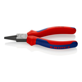 Knipex Pince à becs ronds atramentisée noire avec manchons multi-composants 140mm