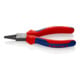 Knipex Pince à becs ronds atramentisée noire avec manchons multi-composants 140mm