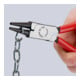 Knipex Pince à becs ronds atramentisée noire avec manchons multi-composants 140mm