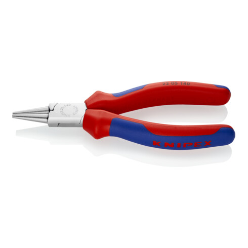 KNIPEX Pince à becs ronds chromée avec gaine 140 mm