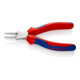KNIPEX Pince à becs ronds chromée avec gaine 140 mm