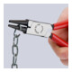KNIPEX Pince à becs ronds chromée avec gaine 140 mm