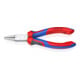 KNIPEX Pince à becs ronds chromée avec gaine 160 mm