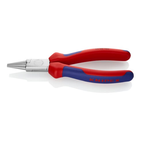 Pince à becs ronds poignées chromées avec Knipex en PVC