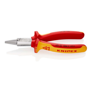 Pince à becs ronds VDE m.K.handle Knipex