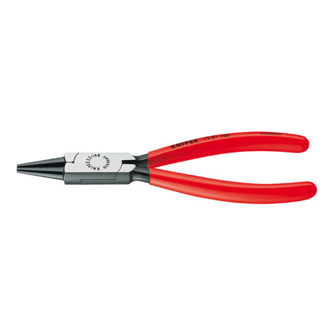 Pince à becs ronds Knipex noir atramentisée polie plastifiée