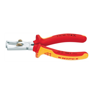 KNIPEX Pince à dénuder, chromée isolée suivant VDE 160 mm