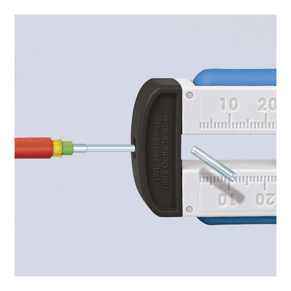 KNIPEX Pince à dénuder pour câble à fibre optique 190 mm 12 85 110 SB