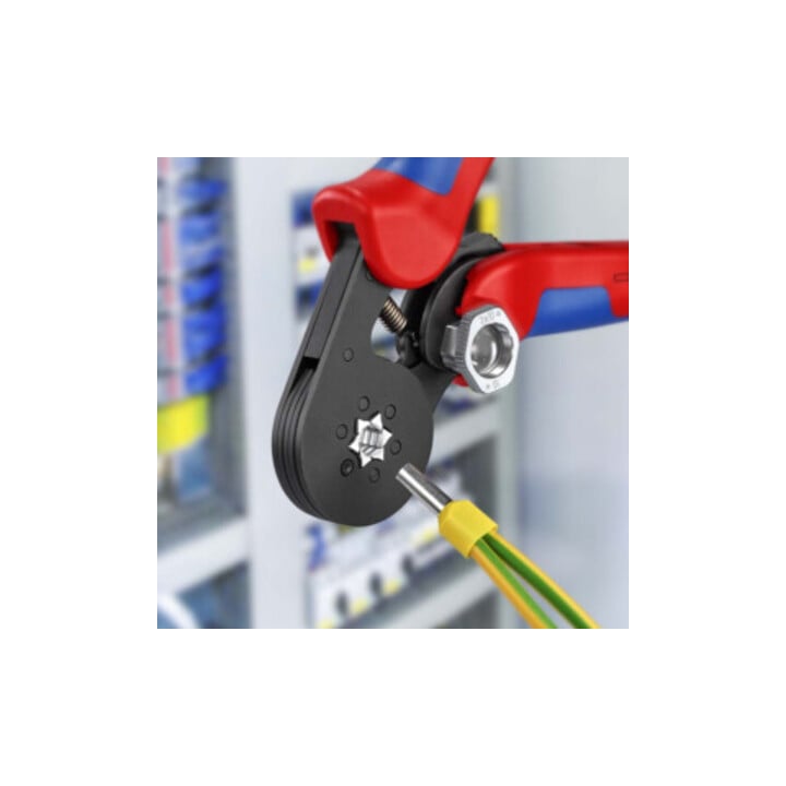 Knipex Pince à embouts 180 mm hexagonale brunie manche multi-composants