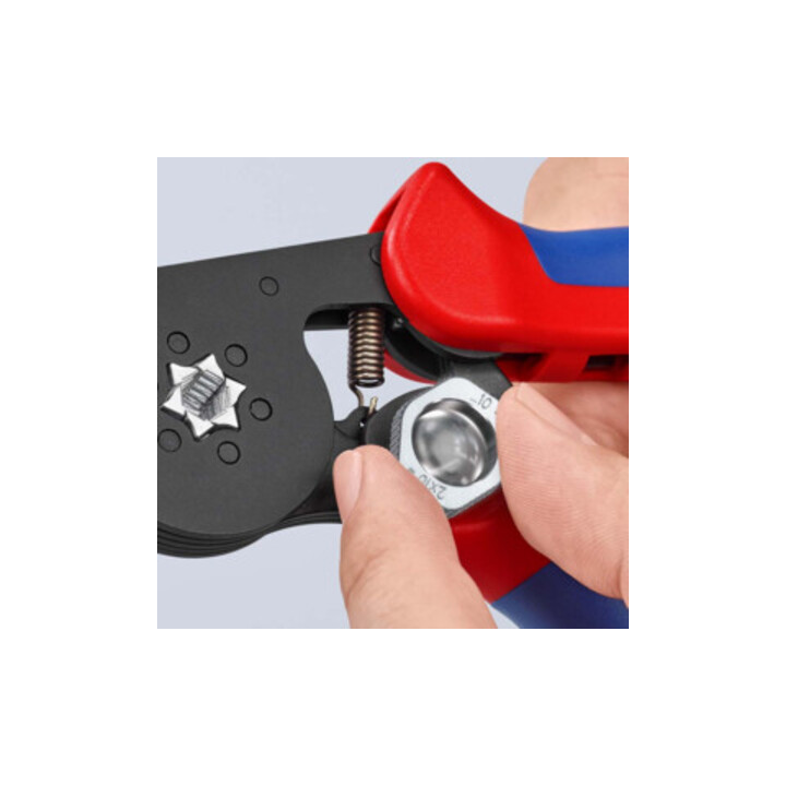 Knipex Pince à embouts 180 mm hexagonale brunie manche multi-composants