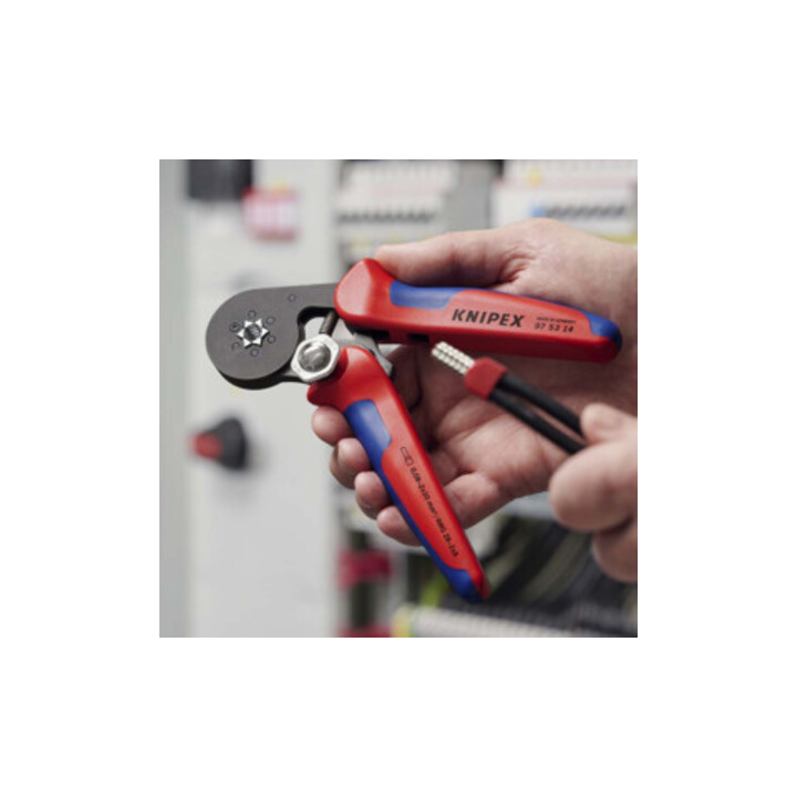 Knipex Pince à embouts 180 mm hexagonale brunie manche multi-composants