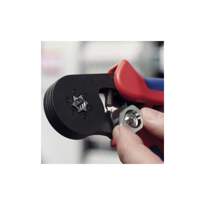 Knipex Pince à embouts 180 mm hexagonale brunie manche multi-composants
