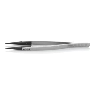 KNIPEX Pince à épiler avec embouts interchangeables ESD lisses 130 mm
