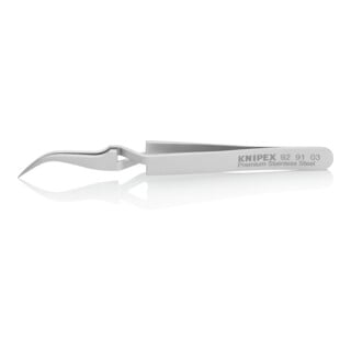 KNIPEX Pince à épiler croisée de précision lisse 115 mm 92 91 03