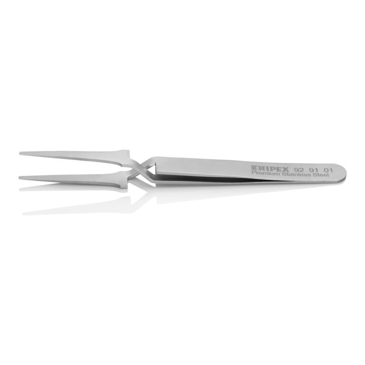KNIPEX Pince à épiler croisée de précision lisse 120 mm 92 91 01