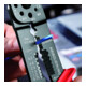 KNIPEX Pince à sertir 97 22 240 SB, manches multi-composants, noir, 240 mm