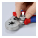 KNIPEX Pince à sertir auto-ajustable pour embouts de câble à entrée latérale, manches multicouches chromés 180 mm