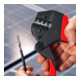 KNIPEX Pince à sertir EVO 97 43 66 pour inserts interchangeables, manches bi-matière, brunie 200 mm