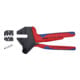 KNIPEX Pince à sertir MC4® & MC4® EVO2 pour embouts interchangeables MC4® Multi-Connect (jusqu’à 6 mm²) manche bi-composant brunie 200 mm