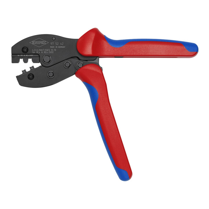 Knipex Pince à sertir PreciForce 250 mm SB pour MC4 / MC4 EVO2 4/6 mm²