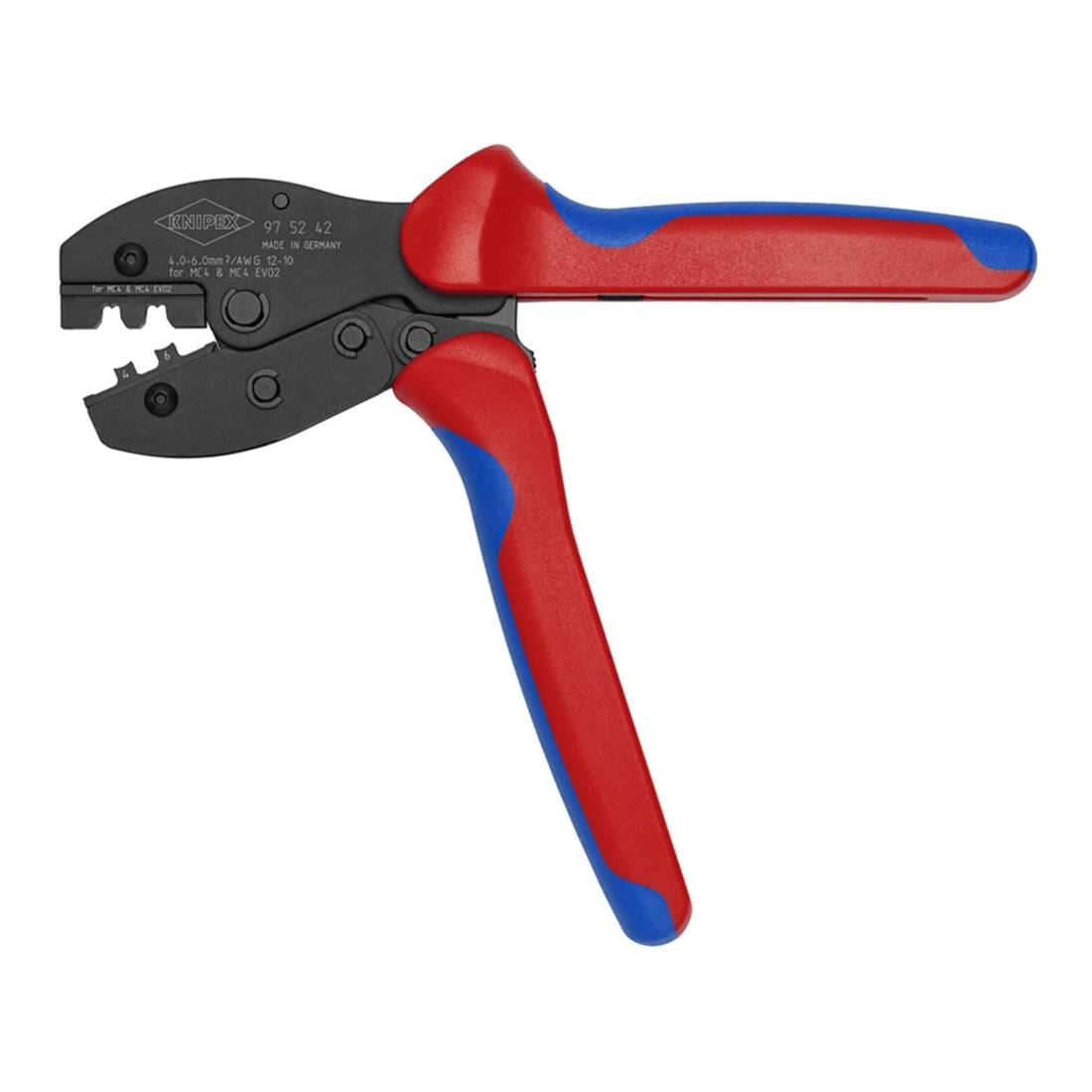 Knipex Pince à sertir PreciForce 250 mm SB pour MC4 / MC4 EVO2 4/6 mm²