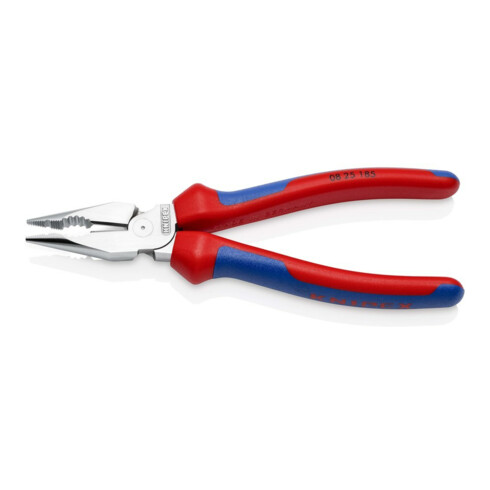 KNIPEX Pince combinée fine chromée avec poignées multicomposants 185 mm