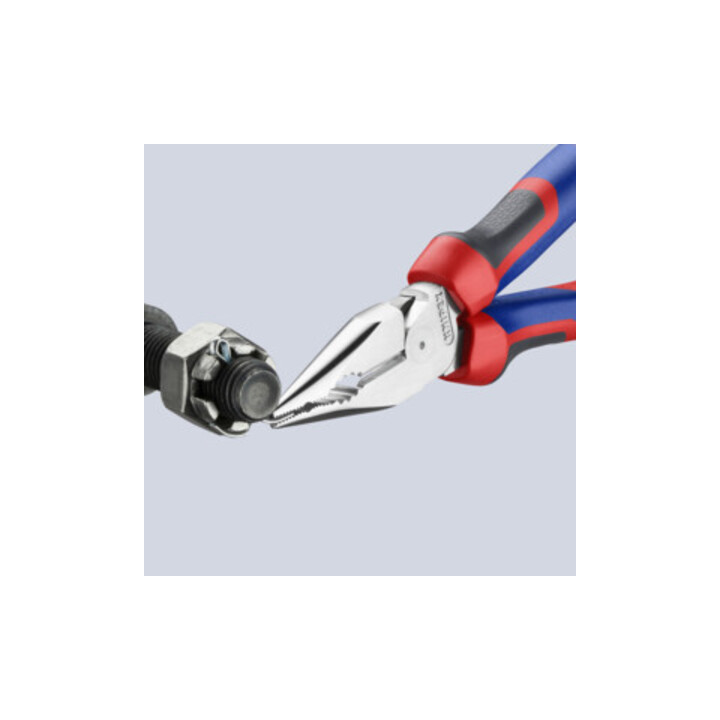 KNIPEX Pince combinée fine chromée avec poignées multicomposants 185 mm