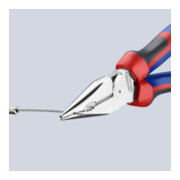 KNIPEX Pince combinée fine chromée avec poignées multicomposants 185 mm-5