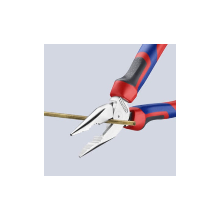 KNIPEX Pince combinée fine chromée avec poignées multicomposants 185 mm