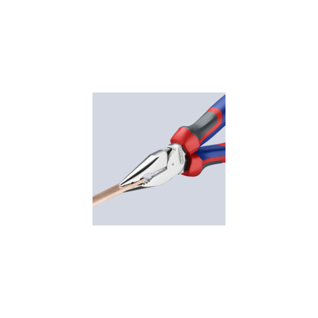 KNIPEX Pince combinée fine chromée avec poignées multicomposants 185 mm
